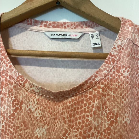 Isaac mizra live! Snakeskin print top - Picture 3 of 6